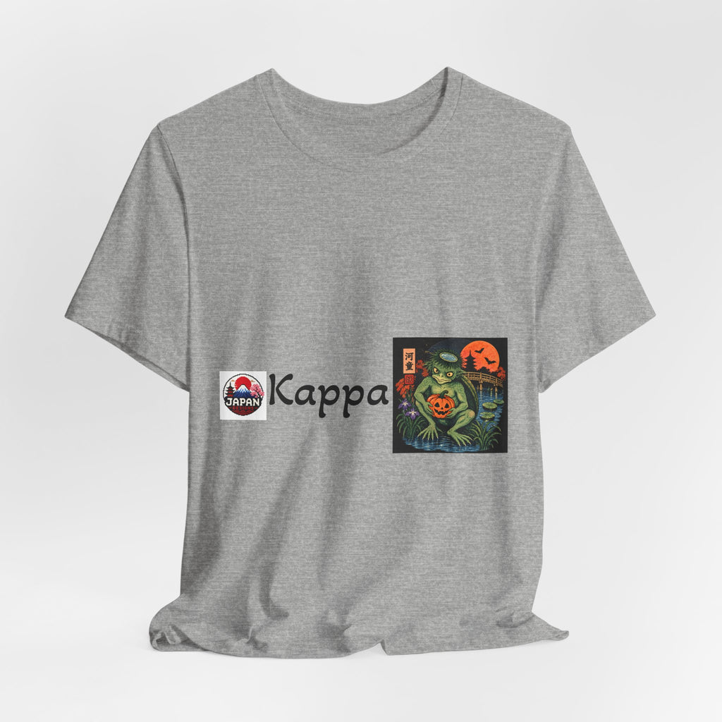 Kappa Japanese Yokai Halloween Myth Creature Tee | Kappa Illustration T-Shirt