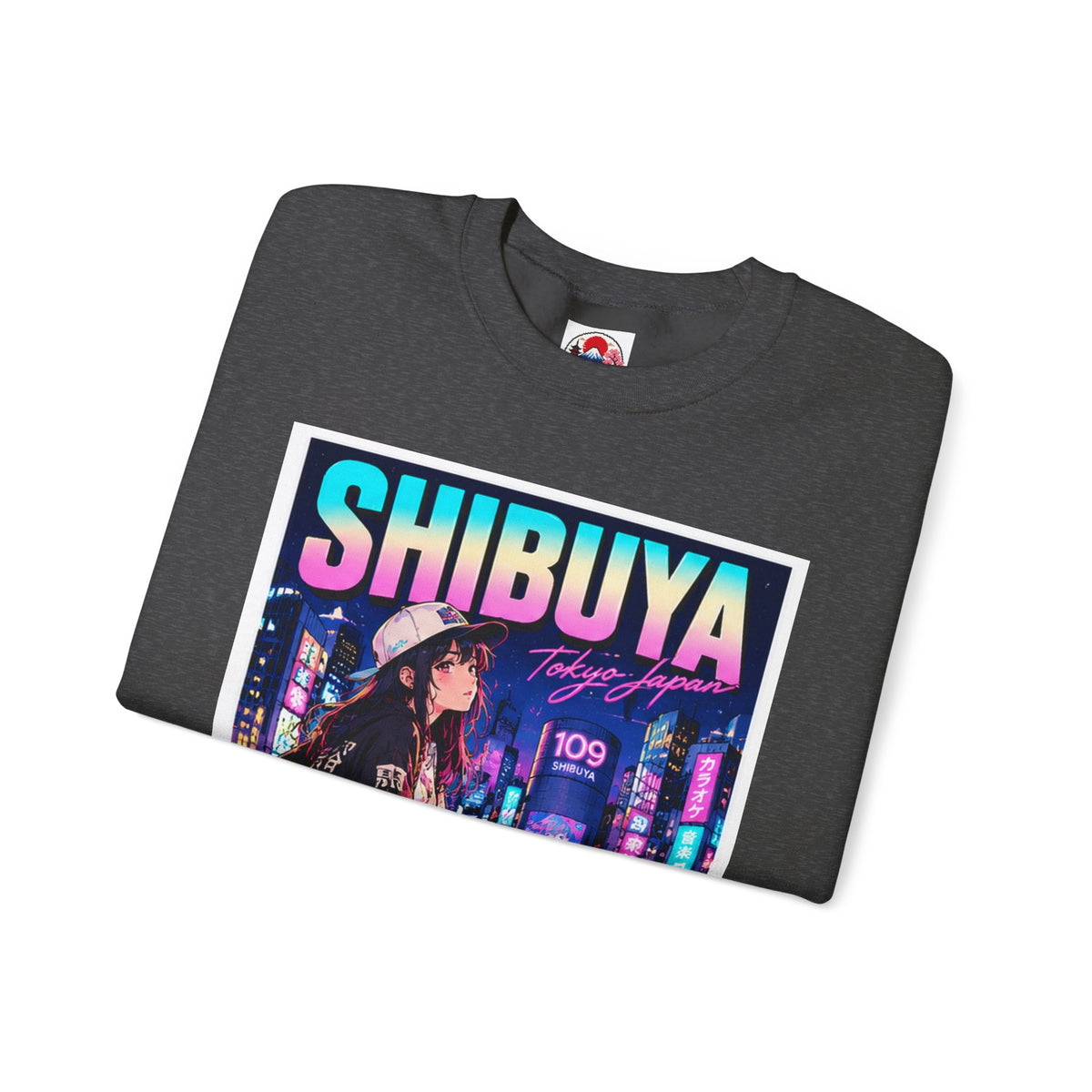 Shibuya Sky 3 Tokyo Neon Anime Crewneck Sweatshirt