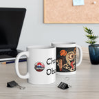 Chochin Obake Yokai Halloween Illustration Mug | Japanese Jack 'o lantern Ceramic Mug