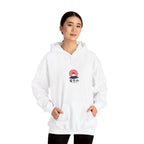 Rising Sun Mount Fuji Hoodie | Japanese Kanji Graphic