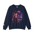 Anime Cyberpunk Sweatshirt - Neon Pink Tokyo 'Shinjuku' Crewneck