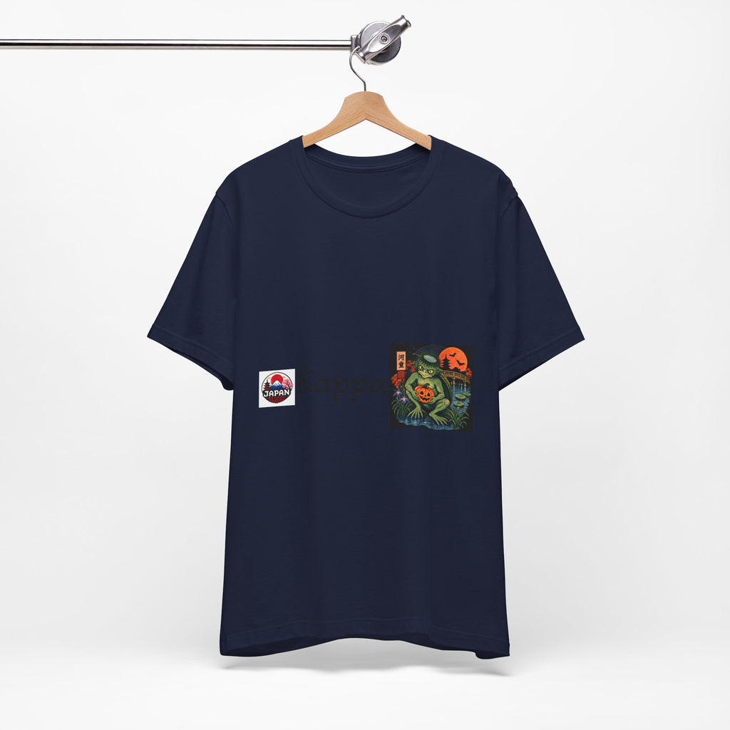 Kappa Japanese Yokai Halloween Myth Creature Tee | Kappa Illustration T-Shirt