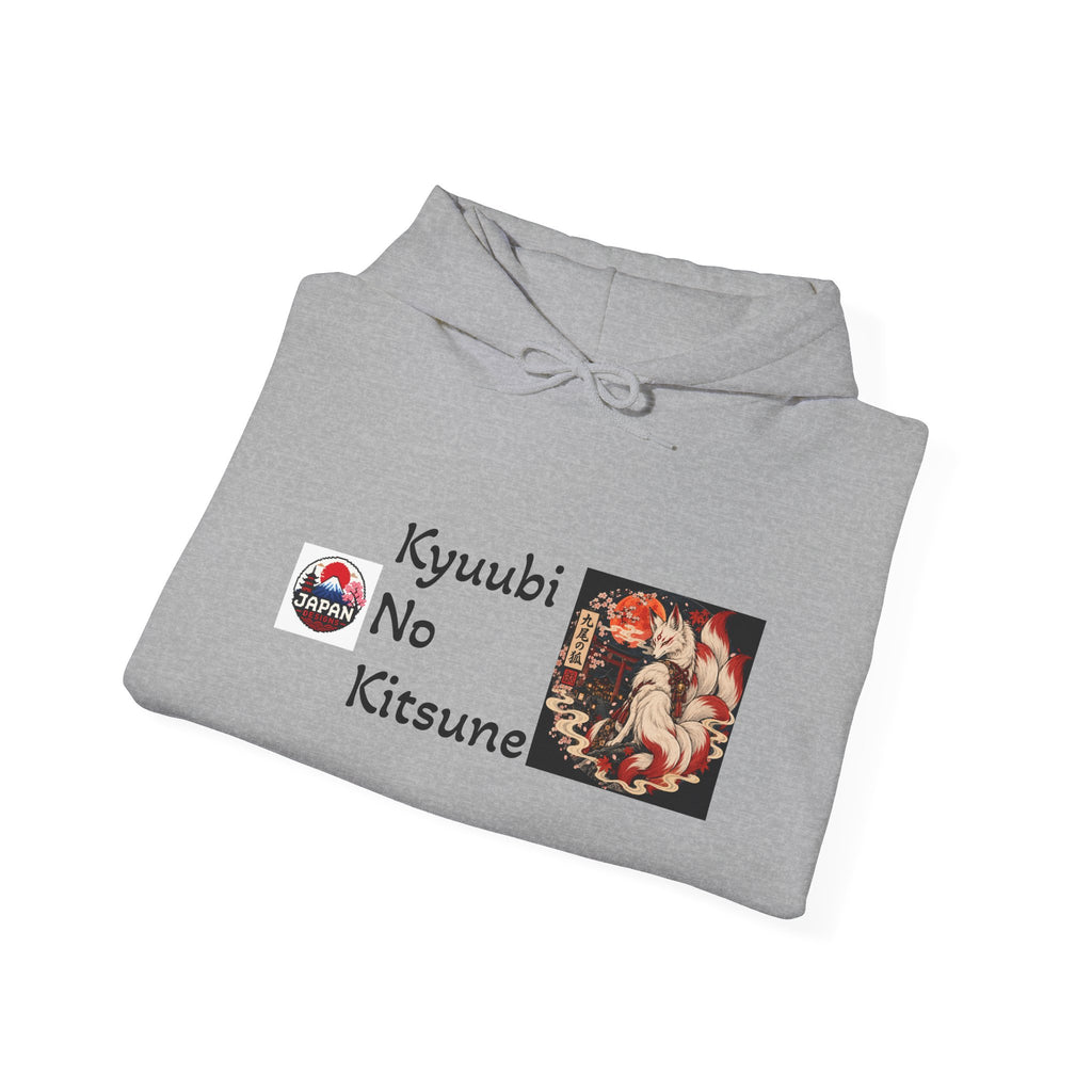 Japanese Fox Spirit Yokai Halloween Hoodie | Kyuubi No Kitsune Illustration