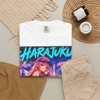 Harajuku Style 2 Neon City Anime Girl T-Shirt – Tokyo Streetwear Graphic Tee
