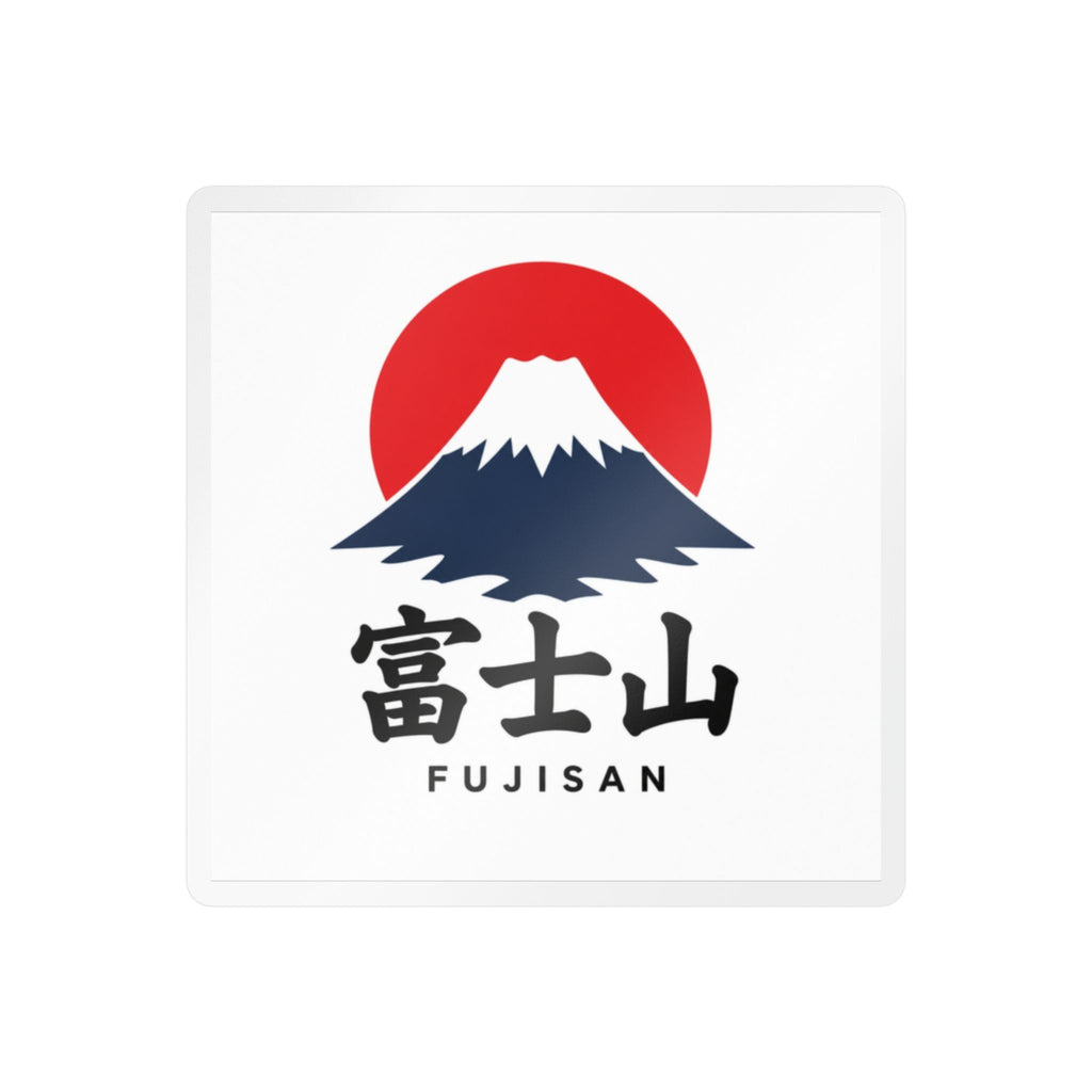 Fujisan Mount Fuji Vinyl Sticker — Japanese Kanji Kiss-Cut Decal