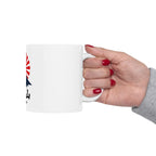 Fujisan Mount Fuji Rising Sun Mug | Ceramic Coffee Cup