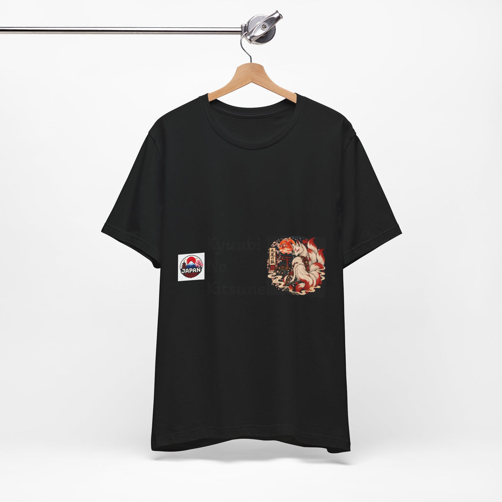 Kyuubi No Kitsune Yokai Halloween T-Shirt | Japanese Fox Spirit Illustration