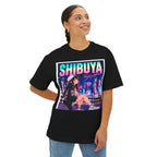 Shibuya Sky 3 Tokyo City Pop Neon Anime Tee — Retro Japanese Cityscape Graphic T-Shirt