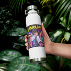 Harajuku Style 9 Neon City Anime Girl Water Bottle — 22oz Copper Vacuum Insulated