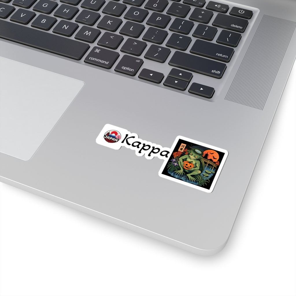 Kappa Monster Pumpkin Sticker | Kiss-Cut Japan Yokai Halloween Sticker