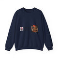 Mokugyo Daruma Yokai Halloween Illustration Crewneck Sweatshirt | Japanese Buddhist Motif