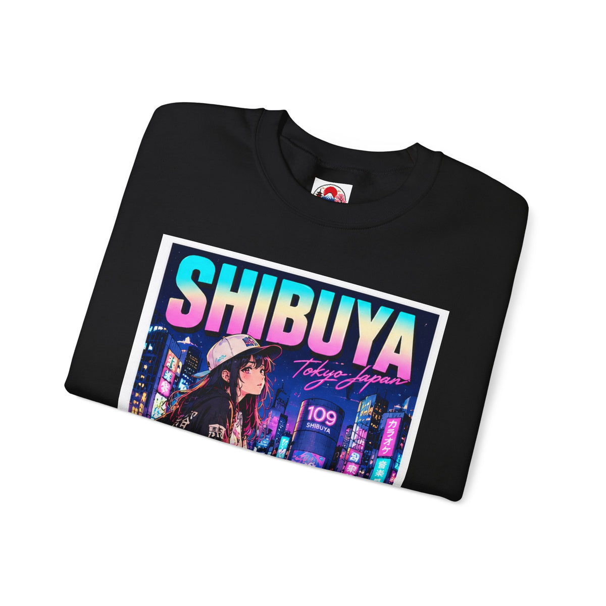 Shibuya Sky 3 Tokyo Neon Anime Crewneck Sweatshirt