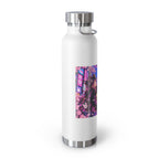 Harajuku Style 13 Neon City Anime Girl Water Bottle — 22oz Copper Vacuum Insulated