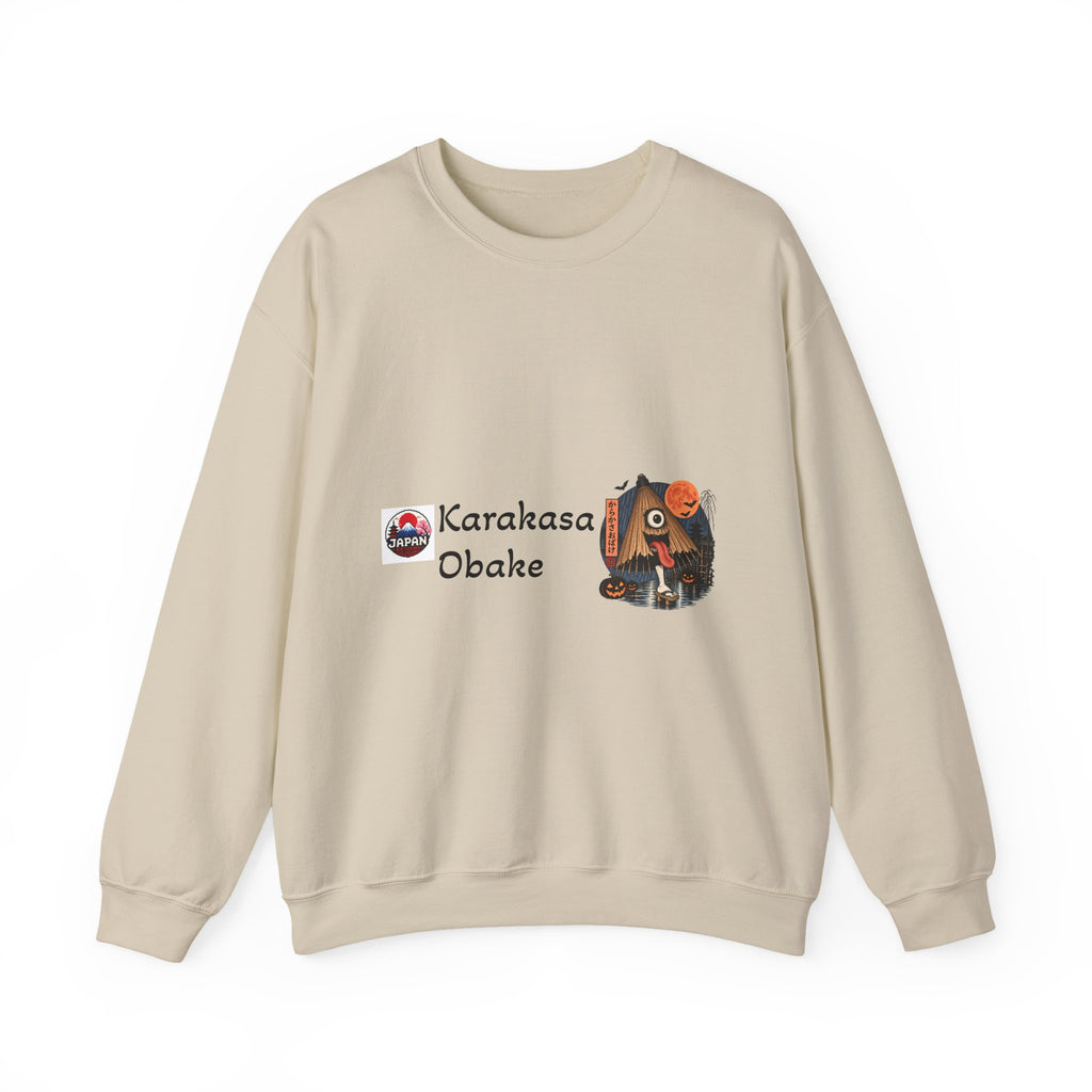 Karakasa Obake Japanese Halloween Character Sweatshirt | Japanese Yokai Illustration