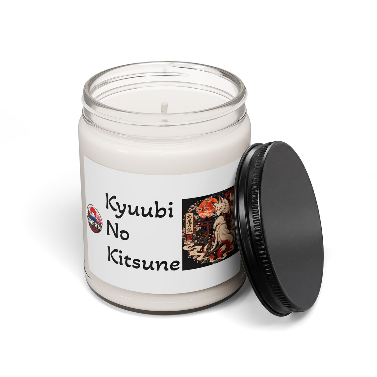 Kyuubi No Kitsune Japanese Halloween Yokai Candle | 9oz Soy Jar