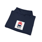 Rising Sun Mount Fuji Hoodie | Japanese Kanji Graphic