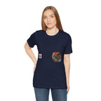 Amikiri yokai Halloween Logo Tee | Japanese Mask Illustration T-Shirt