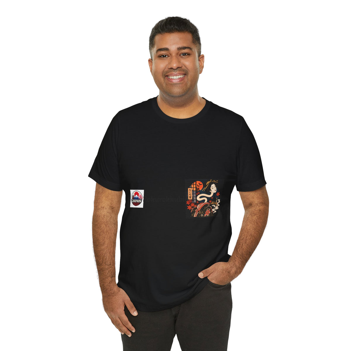 Rokurokubi Japanese Halloween Yokai Art T-Shirt | Snake Neck Spirit Tee Halloween
