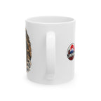 Kamikiri Traditional Japanese Yokai Halloween Illustration Mug | Ceramic Coffee Tea Mug
