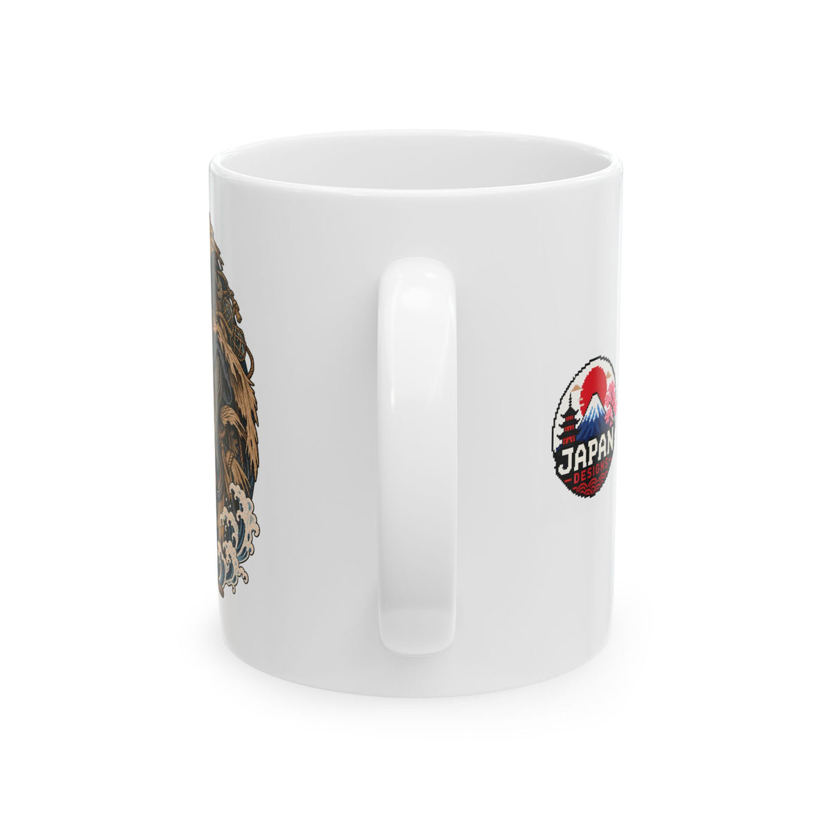 Kamikiri Traditional Japanese Yokai Halloween Illustration Mug | Ceramic Coffee Tea Mug
