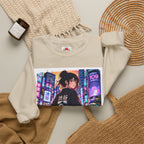 Shibuya Sky 5 Tokyo Neon Anime Crewneck Sweatshirt