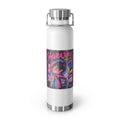 Harajuku Style 7 Neon City Anime Girl Water Bottle — 22oz Copper Vacuum Insulated