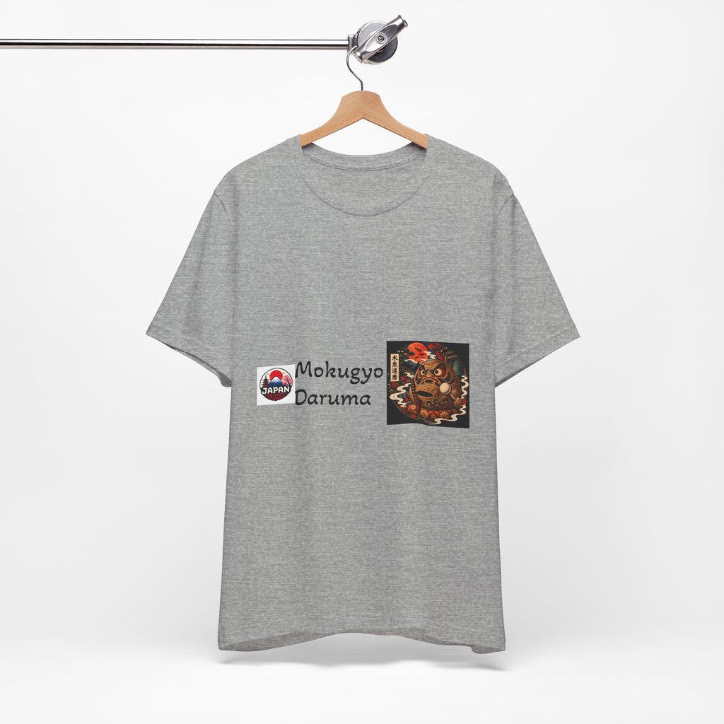Mokugyo Daruma Halloween Yokai Illustration T-Shirt | Japanese Drum Daruma Art Tee