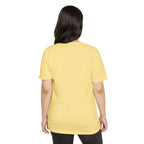Akihabara Cyborg Sniper T‑Shirt —Yellow Akihabara Neon City Graphic