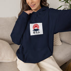 Rising Sun Mount Fuji Hoodie | Japanese Kanji Graphic