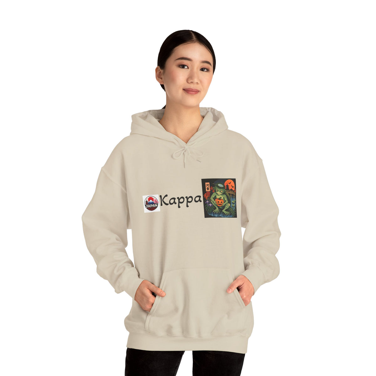 Kappa Japanese Halloween Yokai Crest Logo hoodie | Graphic Hoodie
