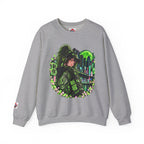Anime Cyberpunk Sweatshirt - Neon Green Tokyo 'Shinjuku' Crewneck