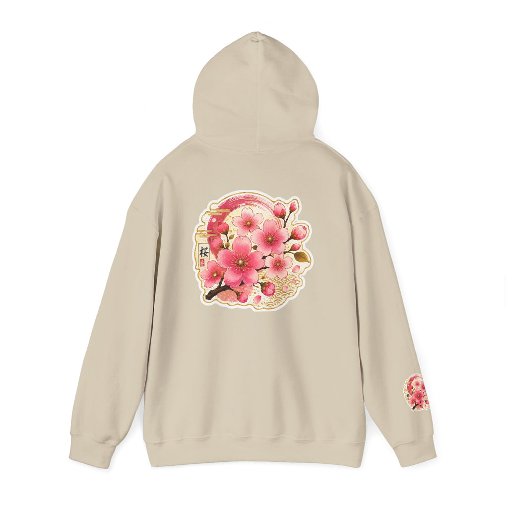 Cherry Blossom Hoodie 2— Pink Sakura Floral Japanese-Inspired Sweatshirt