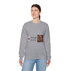 Mokugyo Daruma Yokai Halloween Illustration Crewneck Sweatshirt | Japanese Buddhist Motif