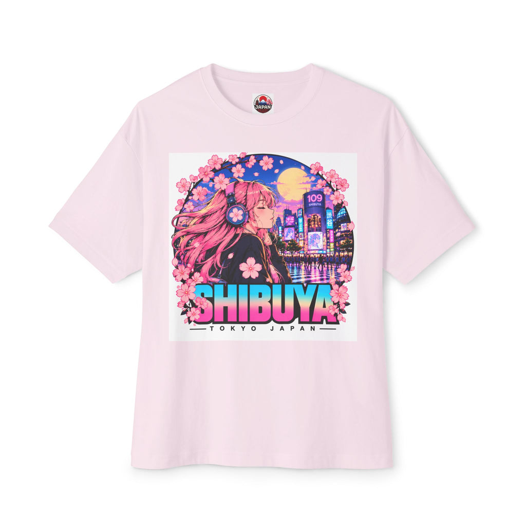 Shibuya Sky 4 Tokyo City Pop Neon Anime Tee — Retro Japanese Cityscape Graphic T-Shirt
