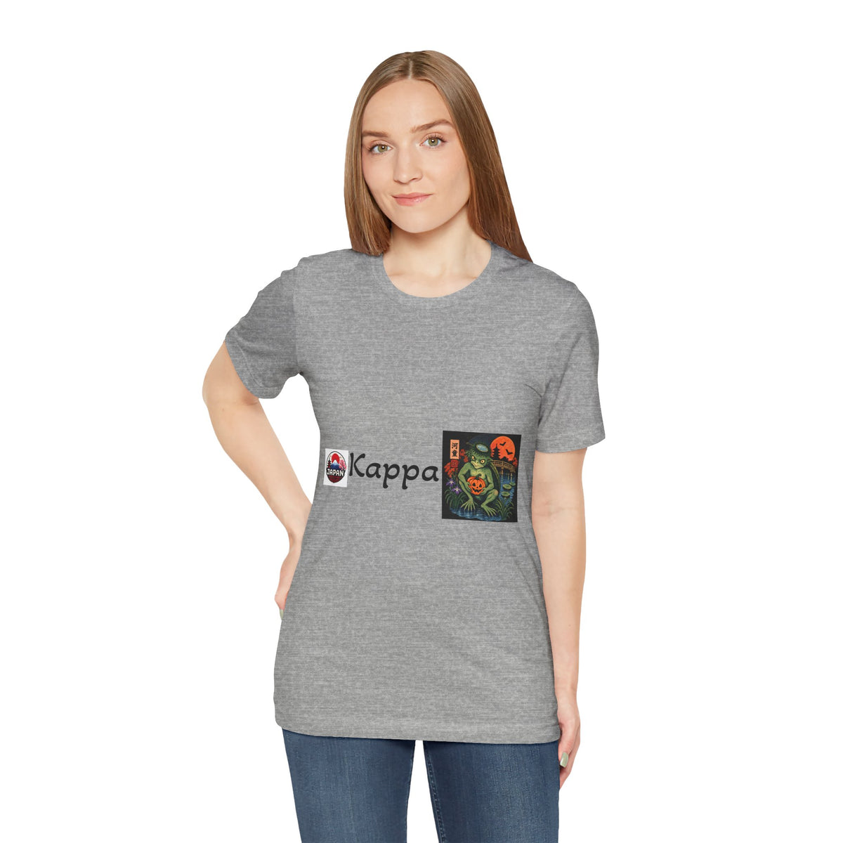 Kappa Japanese Yokai Halloween Myth Creature Tee | Kappa Illustration T-Shirt