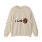 Oni Japanese Demon Yokai Halloween Illustration Sweatshirt | Mythical Yokai Crewneck