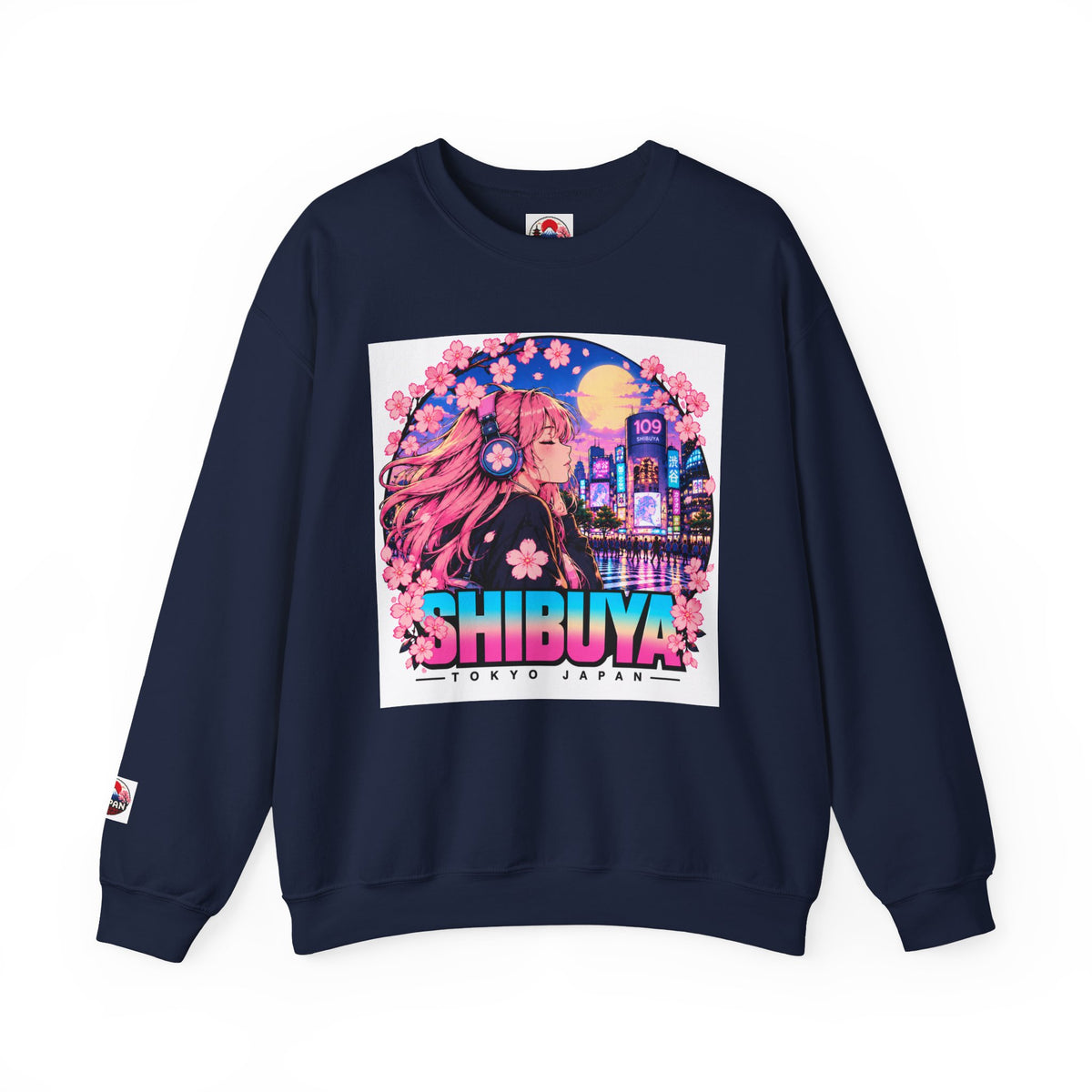 Shibuya Sky 4 Tokyo Neon Anime Crewneck Sweatshirt