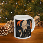 Nurarihyon Japanese Yokai Halloween Nightscape Halloween mug | Japan badge ceramic mug
