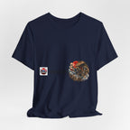 Amikiri yokai Halloween Logo Tee | Japanese Mask Illustration T-Shirt