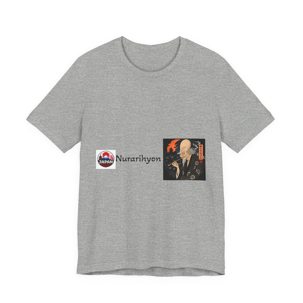 Nurarihyon Japanese Yokai Halloween Illustration Tee | NuraRihyon Ukiyo-e Art Shirt