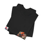 Tengu Japanese Yokai Halloween Mask Tee | Tengu Illustration T-Shirt