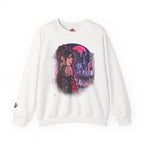 Anime Cyberpunk Sweatshirt - Neon Pink Tokyo 'Shinjuku' Crewneck