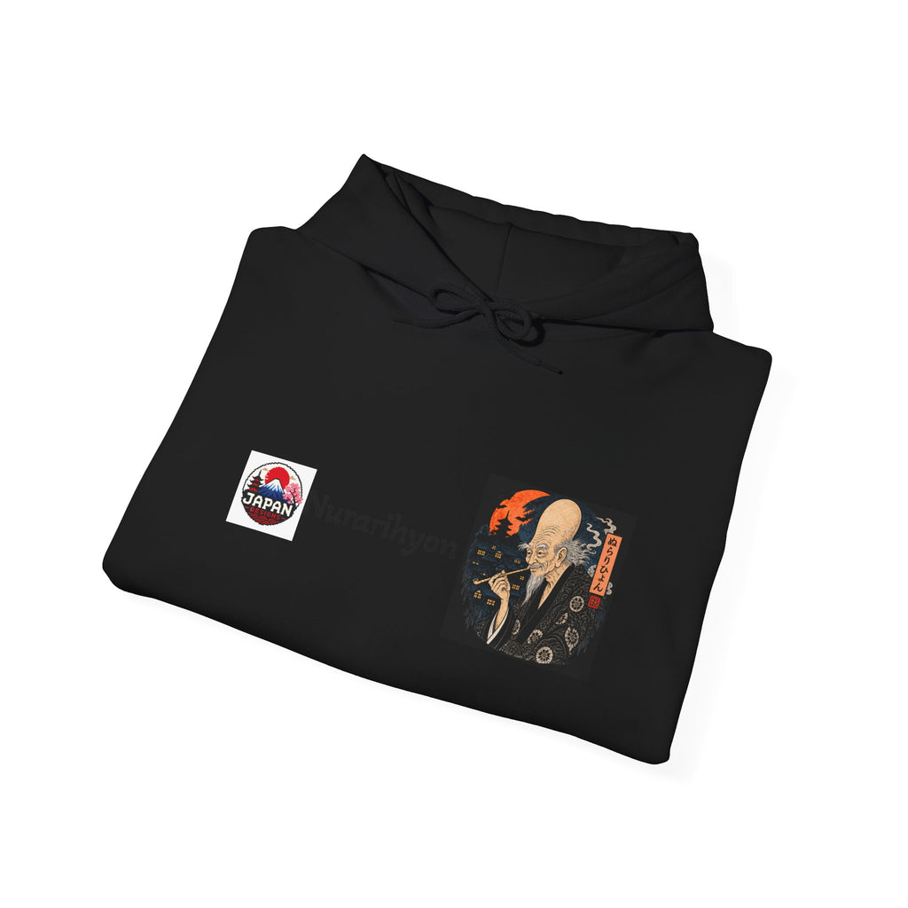 Nurarihyon yokai Halloween illustration Hoodie | Japanese folklore graphic sweatshirt
