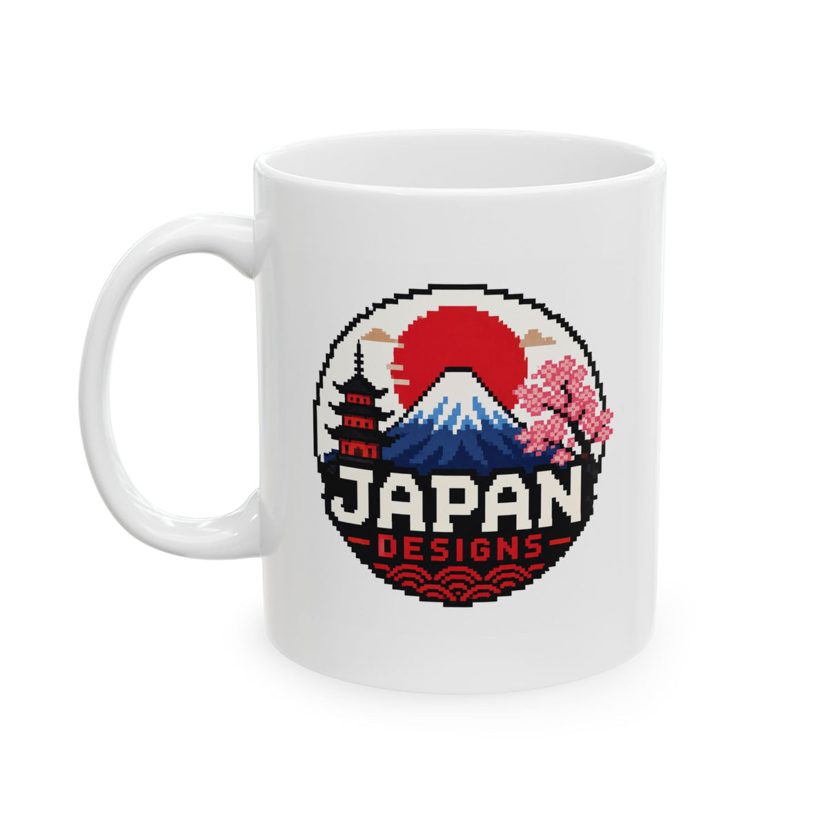 Mt.Fuji Sunrise Japan Theme Coffee Cup (11oz, 15oz)