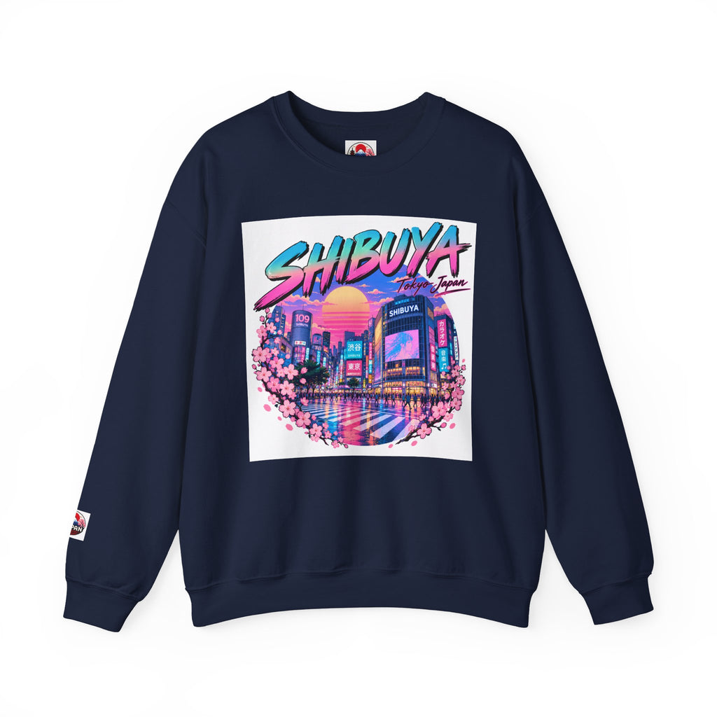 Shibuya Sky 0 Tokyo Neon Anime Crewneck Sweatshirt