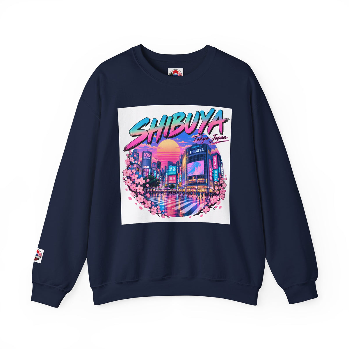 Shibuya Sky 0 Tokyo Neon Anime Crewneck Sweatshirt