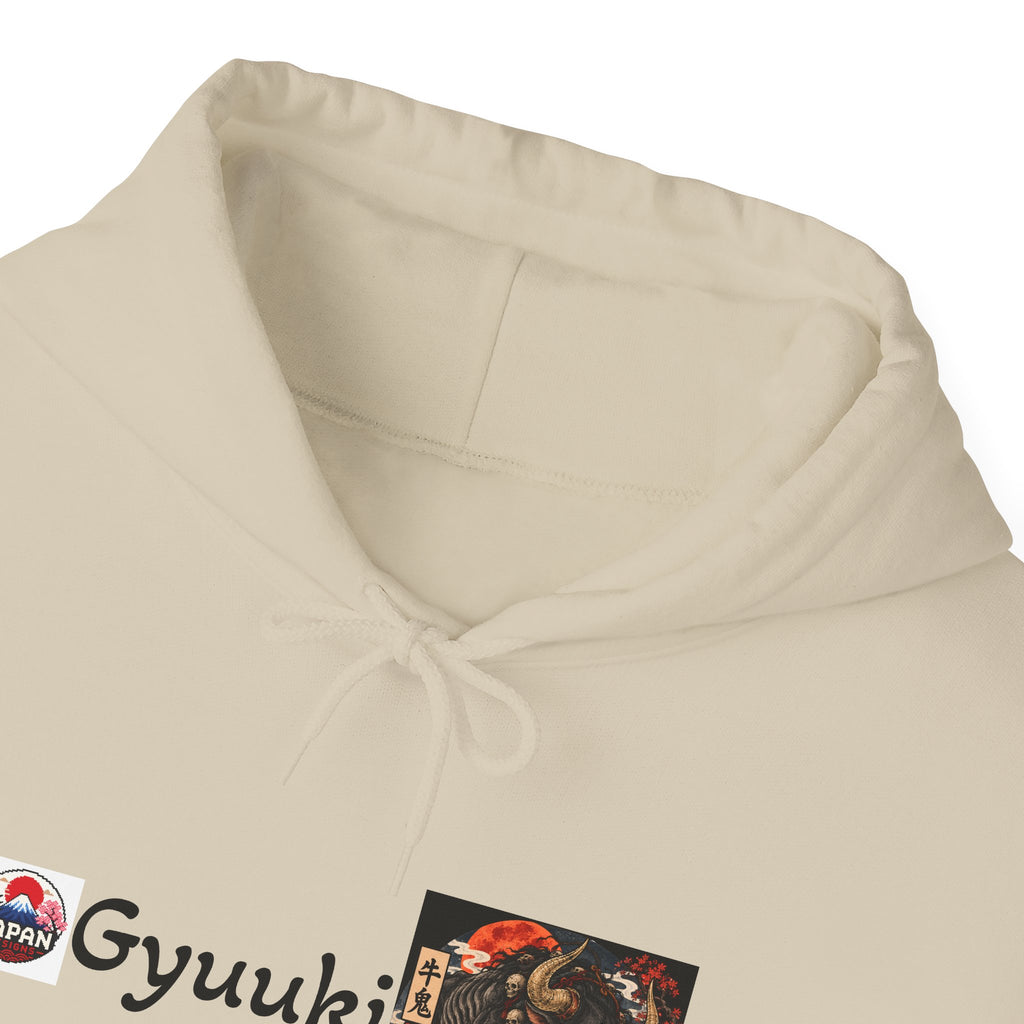 Gyuuki Demon Yokai Halloween Art Hoodie | Anime Shinobi Graphic Sweatshirt