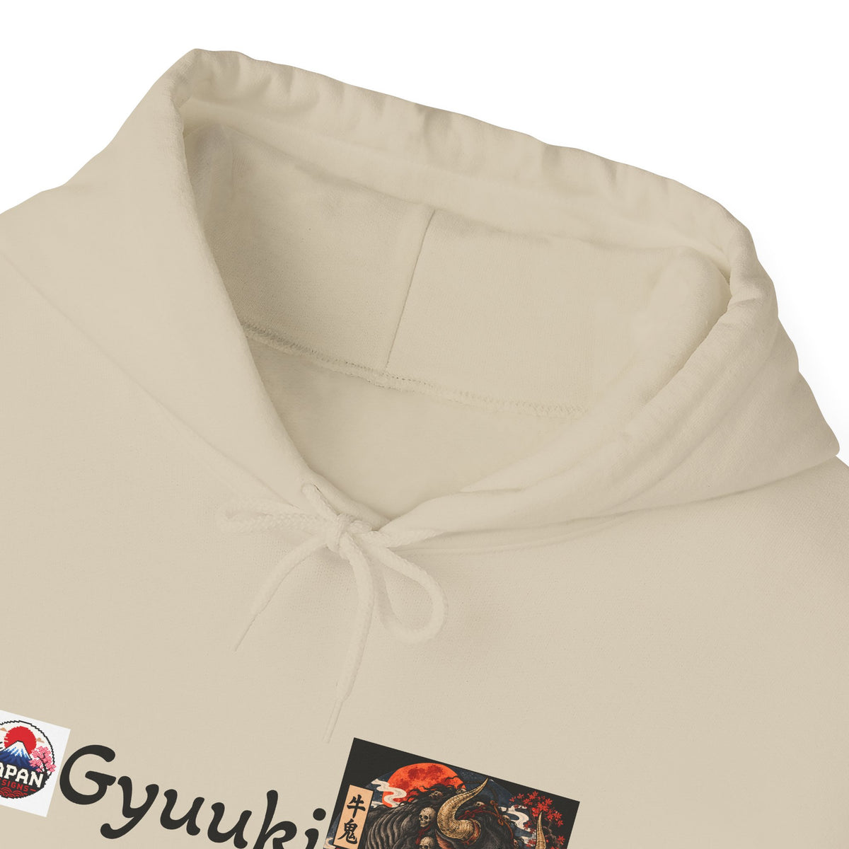 Gyuuki Demon Yokai Halloween Art Hoodie | Anime Shinobi Graphic Sweatshirt