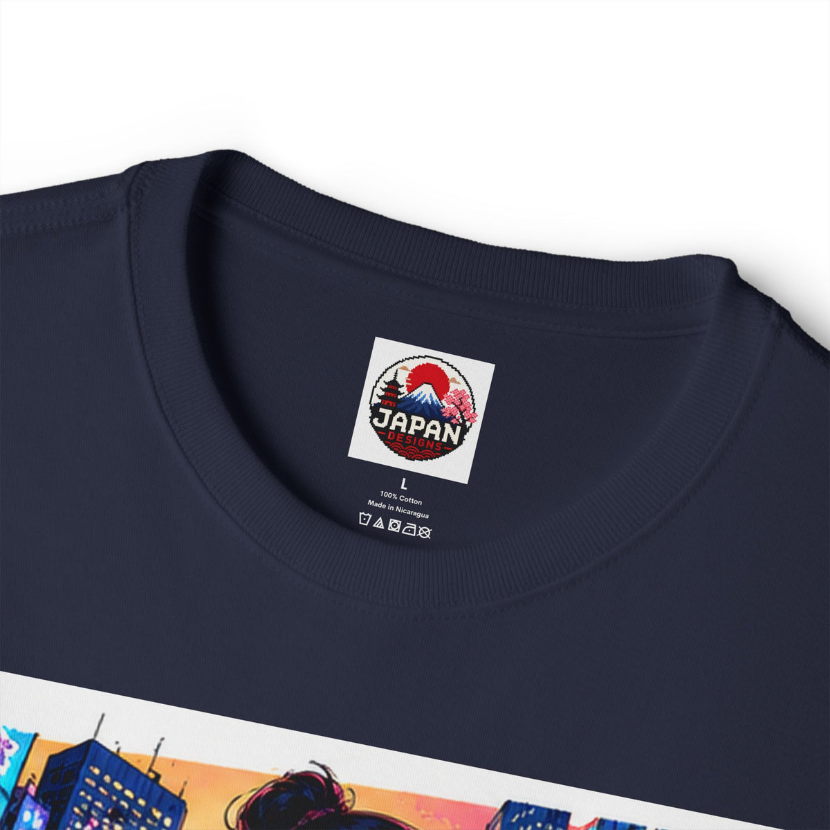 Shibuya Sky 4 Tokyo City Pop Neon Anime Tee — Retro Japanese Cityscape Graphic T-Shirt