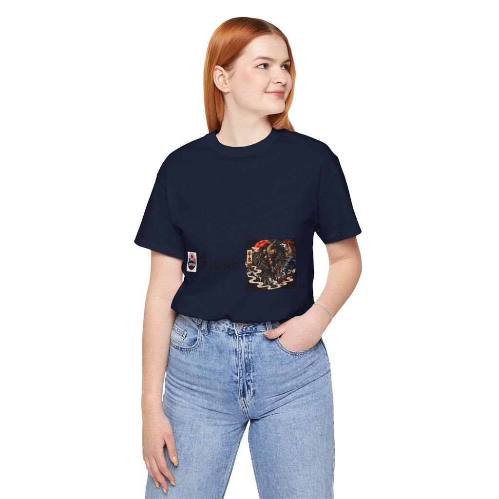 Gyuuki Japanese Yokai Halloween Demon Artwork T-Shirt | Oni Illustration Tee